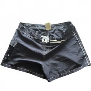 Black Vintage 4" Inseam Panama Jack 34" Men’s Bathing Suit Short Shorts